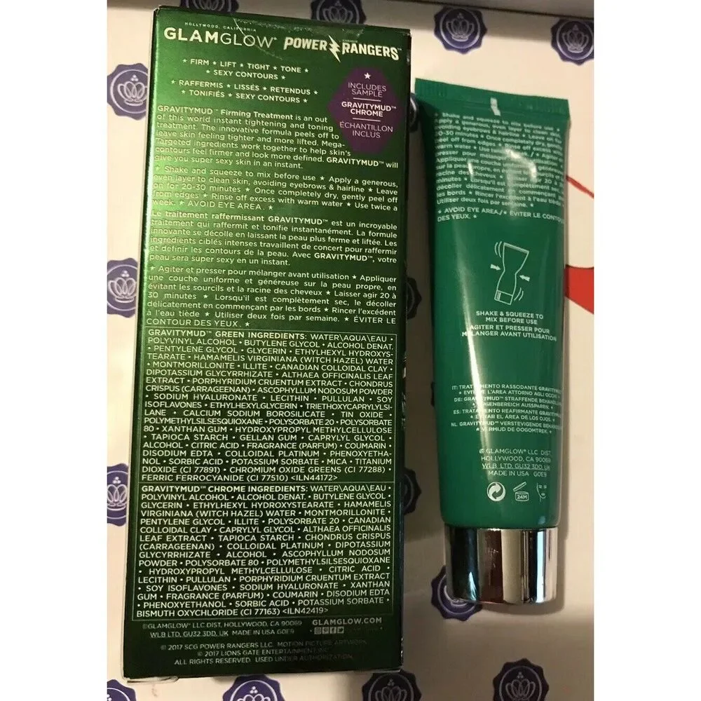 GLAMGLOW GRAVITYMUD Firming Treatment Power Rangers Rita Repulsa 1oz & Sample - Picture 3 of 6